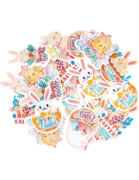 56 Decoraciones Comestibles para Cupcakes Giga Gud - Pascua