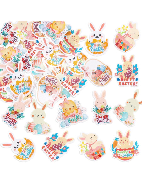 56 Decoraciones Comestibles para Cupcakes Giga Gud - Pascua