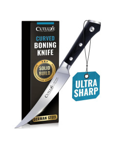 Cuchillo de Deshuesar Curvado Cutluxe 15.24 cm Acero Alemán
