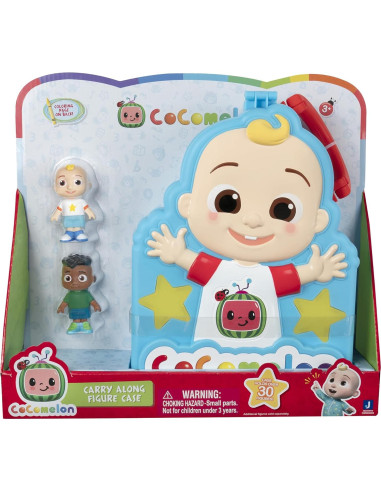 Estuche de Figuras Portátil CoComelon con JJ y Cody - Juguetes para Niños