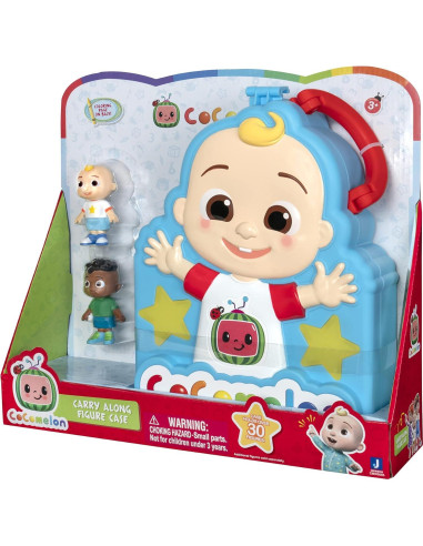 Estuche de Figuras Portátil CoComelon con JJ y Cody - Juguetes para Niños