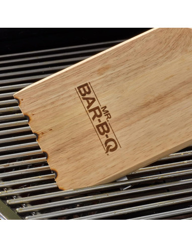 Raspador y Cepillo de Barbacoa Mr. Bar-B-Q Madera Premium