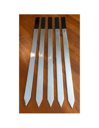 Brochetas de Hierro Fundido BBQ de India - 5 Piezas 22-32"