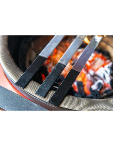 Brochetas de Hierro Fundido BBQ de India - 5 Piezas 22-32"