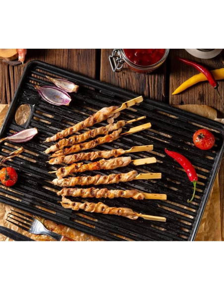 Palitos de Bambú 10 Pulgadas Pinchitto - 100 Piezas para BBQ