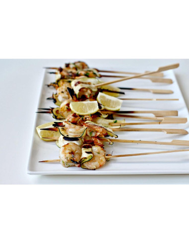 Palitos de Bambú 10 Pulgadas Pinchitto - 100 Piezas para BBQ