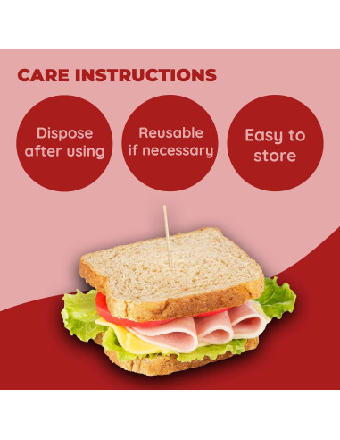 Pinchos de Bambú Elementos Culinarios 10.16 cm 300 Unidades