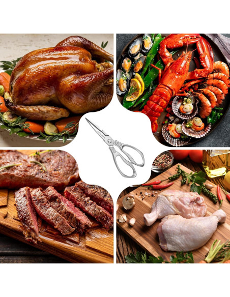 Tijeras de Cocina M METERXITY 23cm Acero Inoxidable Multiusos