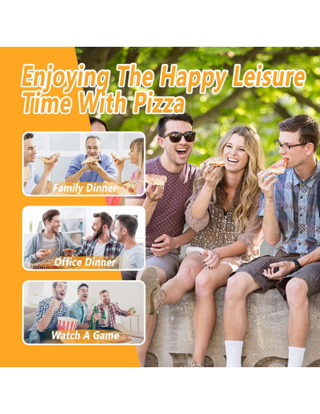 Cortador de Pizza MS WGO 35.56 cm Acero Inoxidable Apto Lavavajillas