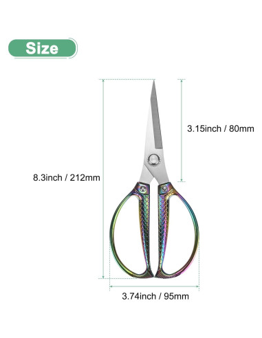 Tijeras de Cocina M METERXITY 21 cm Acero Inoxidable Multicolor