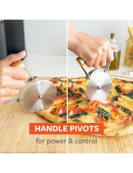 Cortador de Pizza Full Circle FC22706 Acero Inoxidable 8.89 cm