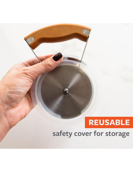 Cortador de Pizza Full Circle FC22706 Acero Inoxidable 8.89 cm