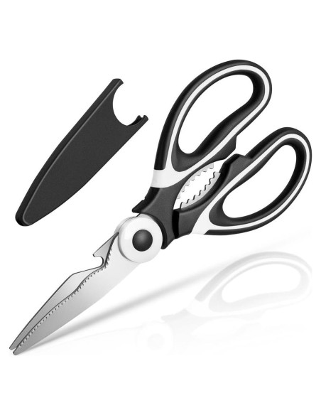 Tijeras de Cocina Multifuncionales QtoiKce Acero Inoxidable
