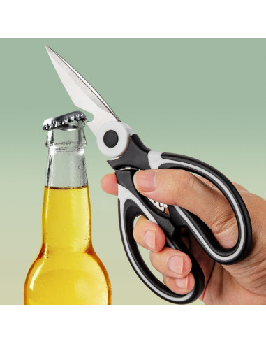 Tijeras de Cocina Multifuncionales QtoiKce Acero Inoxidable