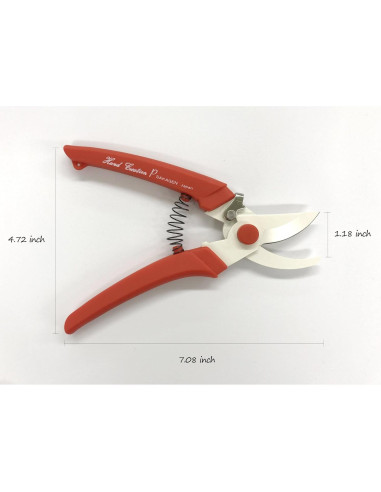 Tijeras de Podar Sakagen P180 Rojo 21.3cm Acero Yunque