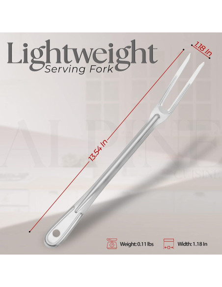 Tenedor de Barbacoa Alpine Cuisine 34.3cm Acero Inoxidable