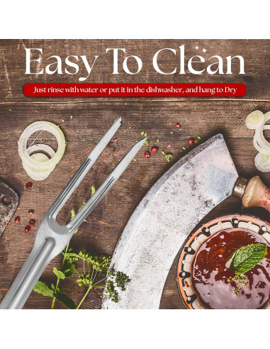 Tenedor de Barbacoa Alpine Cuisine 34.3cm Acero Inoxidable