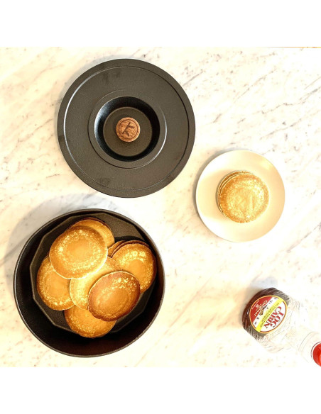 Olla Multiusos de Hierro Fundido Outset 3 Cuartos Negra