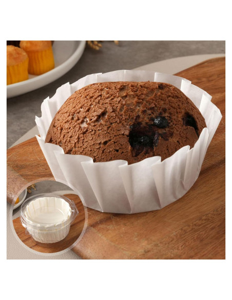 50 Forros de Papel Pergamino Desechables 10.16 cm YJLMTCF