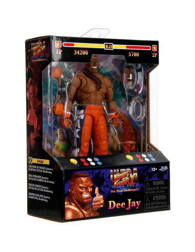 Figura Articulada Dee Jay 15cm Jada Toys - Street Fighter
