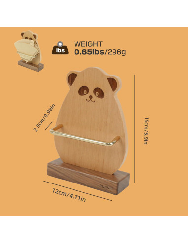 Soporte para Filtros de Café PUNNIO - Madera de Nogal y Haya