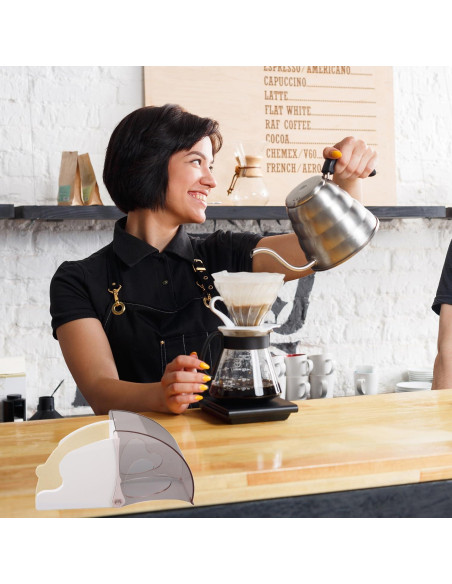 Soporte para Filtros de Café Tissting - Almacena 60 Filtros Cono