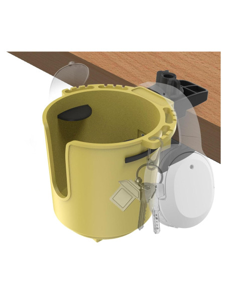 Soporte para Taza de Escritorio EDSRDUX Amarillo Mediano
