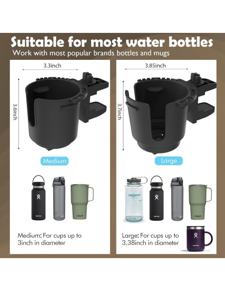 Soporte para Taza de Escritorio EDSRDUX Amarillo Mediano