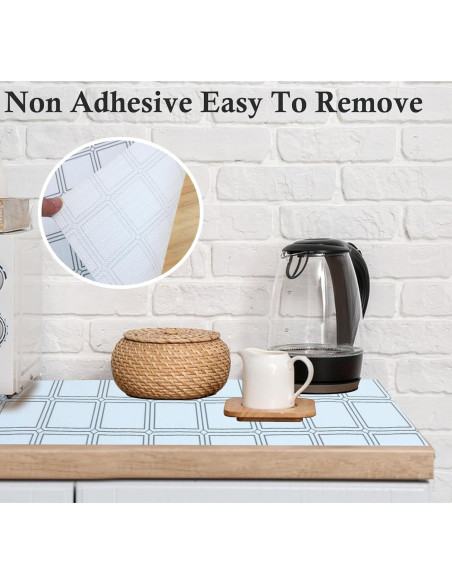 Forro Antideslizante Impermeable GMCOZY 30 cm x 3 m Grís/Blanco Forro Antideslizante Impermeable GMCOZY 30 cm x 3 m Grís/Blanco