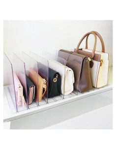 Organizador de Bolsos PHOJEWI Ajustable Transparente 63x24cm