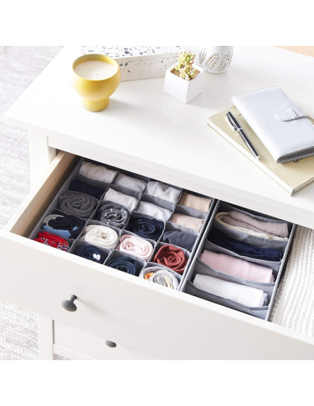 Organizadores de Cajones para Ropa Interior Amazon Basics - 2 Piezas