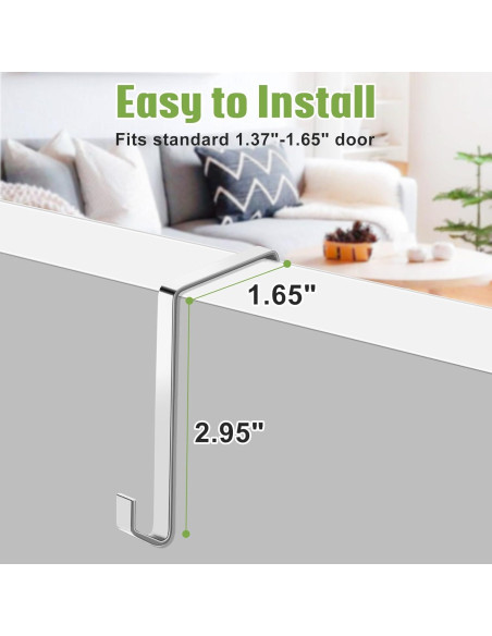 Organizador de Zapatos sobre la Puerta MISSLO 35 Bolsillos Blanco