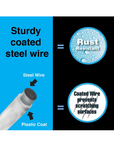 Cesta de Almacenamiento Bajo Estante Panacea 30.5x22.9x12.7 cm Blanco