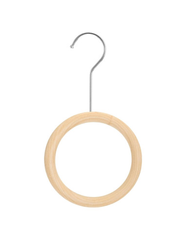Anillo de Bufanda uxcell 15cm Madera Plata Organizador