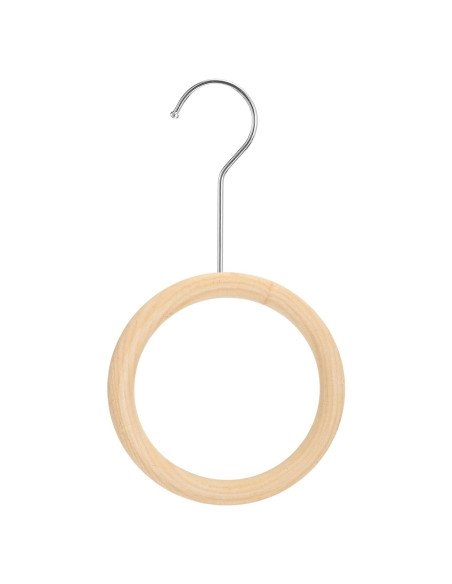 Anillo de Bufanda uxcell 15cm Madera Plata Organizador