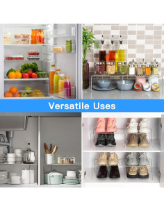 Estante de Almacenamiento Expandible Tomorotec, Acero Inoxidable, 32.5-57.8 cm 2