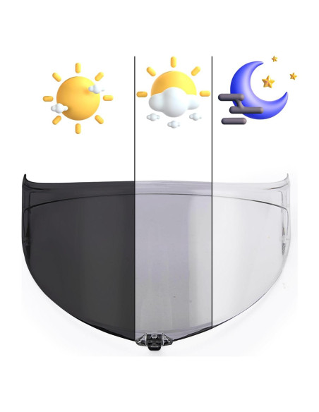 Visera de Casco PSLER K6 K6s Fotoquímico - Alta Durabilidad