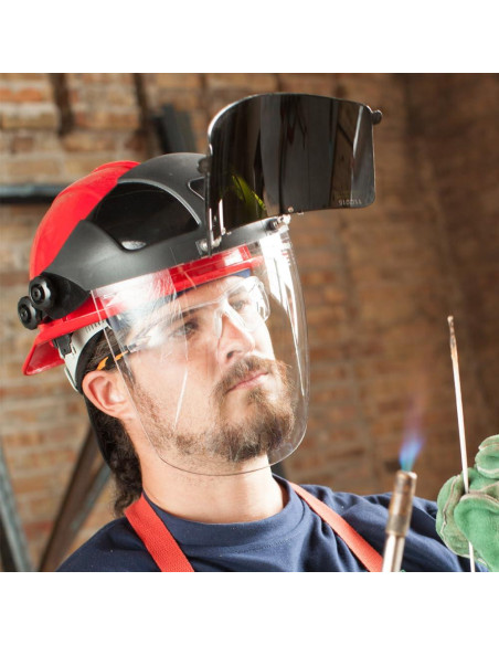 Escudo Facial de Seguridad Sellstrom S32152 con Visera Sombra 5