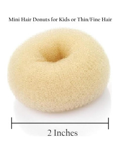 Dona para Cabello Beaute Galleria Mini Beige 5.08 cm 2