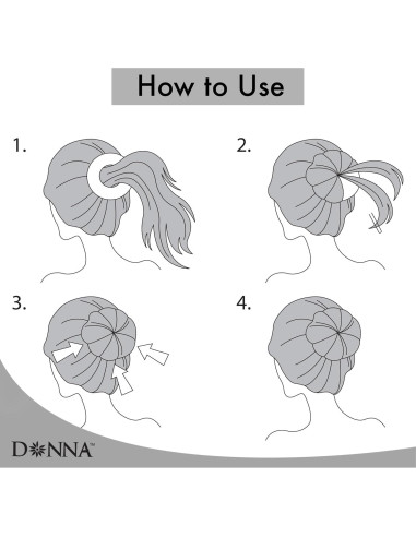 Malla Donut para Cabello Donna Jumbo - Creador de Moño Elegante