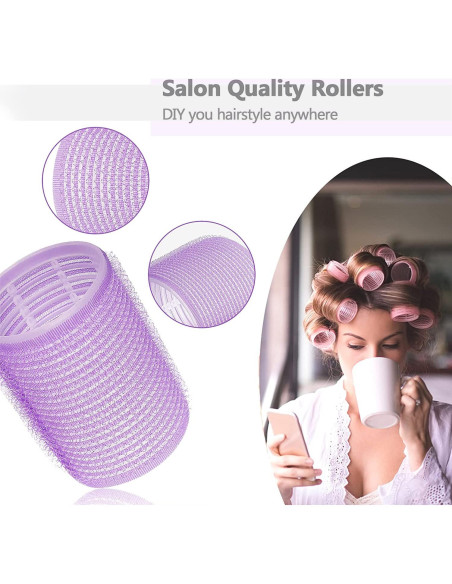 Juego de Rulos Jumbo ROPIKIS 31 Piezas 3 Tamaños para Cabello