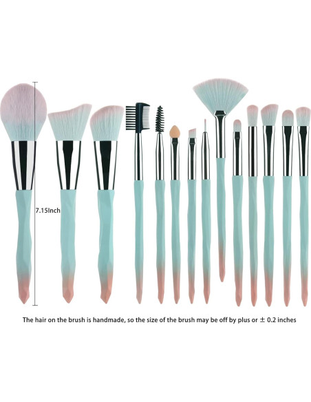 Juego de Brochas de Maquillaje 30 Piezas 111 con Esponjas Juego de Brochas de Maquillaje 30 Piezas 111 con Esponjas