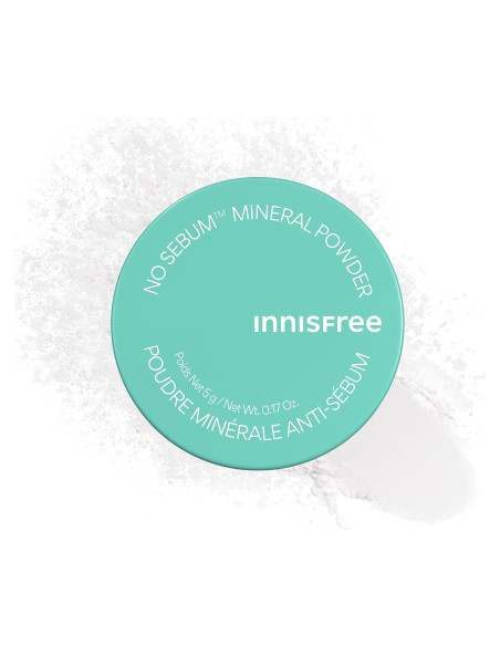Polvo Suelto Innisfree No Sebum 45g - Fijación y Control de Brillo