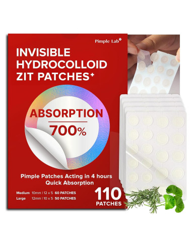 Parche Hidrocoloide para Espinillas AIDENLAB 110 Unidades