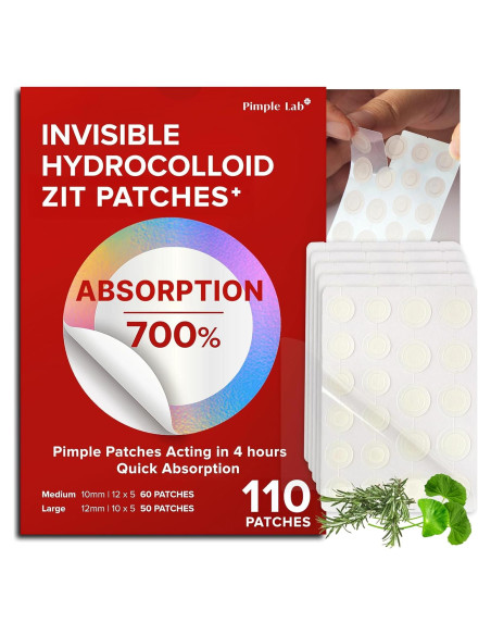 Parche Hidrocoloide para Espinillas AIDENLAB 110 Unidades