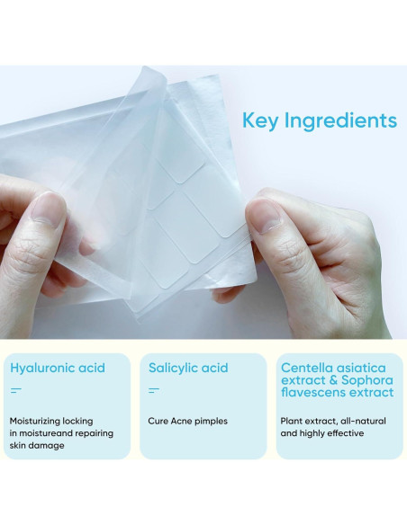 Parche para Acné Rulvcian - 18 Microdart + 16 Grandes
