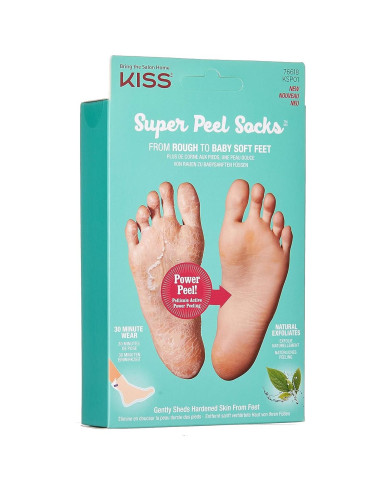 Calcetines Exfoliantes Super Peel KISS - Hidratación Profunda