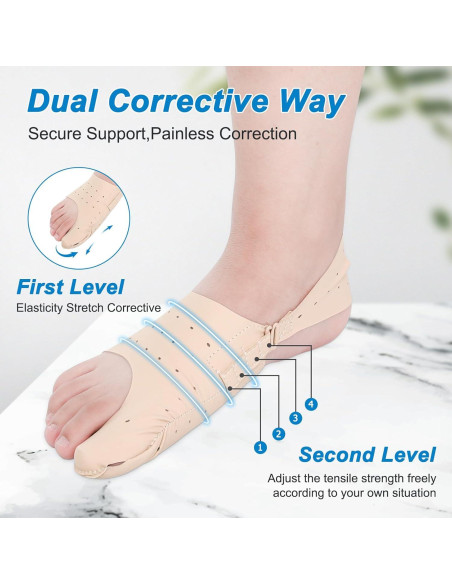 Corrector de Juanetes JFNoraiva - Calcetines Ultra Delgados (L)