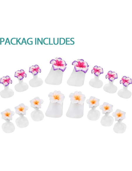 Separadores de Dedos de Silicona 16pcs MHYGKTXRA - Pedicura