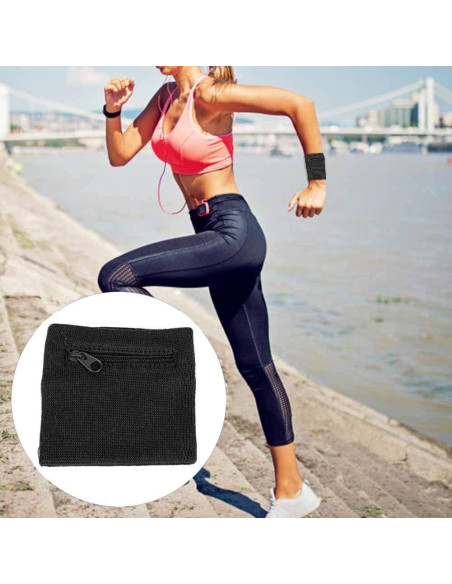 Bolsa de Muñeca Haosie - Soporte para Llaves y Monedas Negro Bolsa de Muñeca Haosie - Soporte para Llaves y Monedas Negro